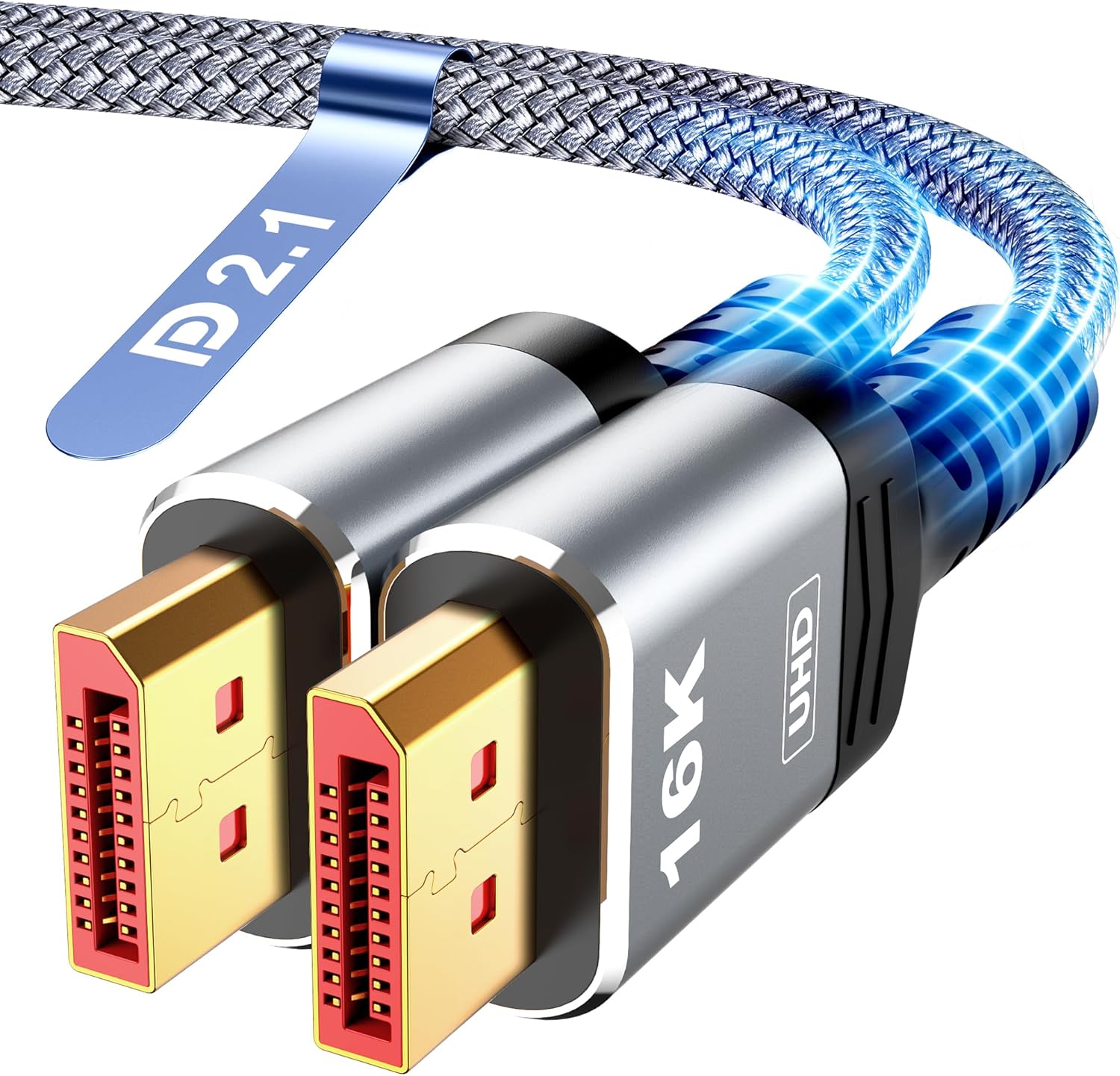 Highwings 16K Displayport Cable 2.1, DP 2.1 Cable 6FT [16K@60Hz, 8K@120Hz, 4K@24...