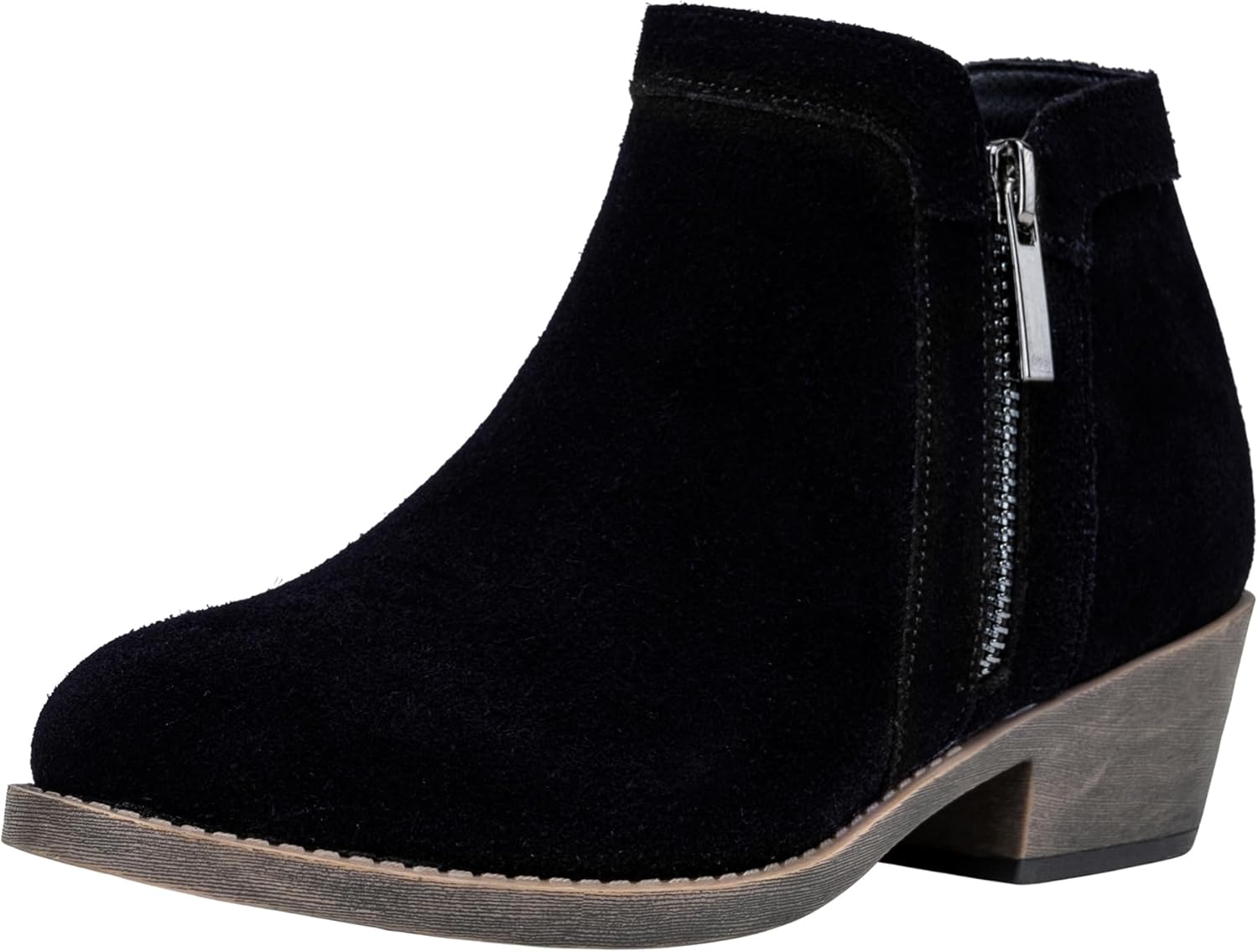 Jeossy Women's 9618 Classic Ankle Boots Slip on Chunky Heel Boots for Women 7.5...