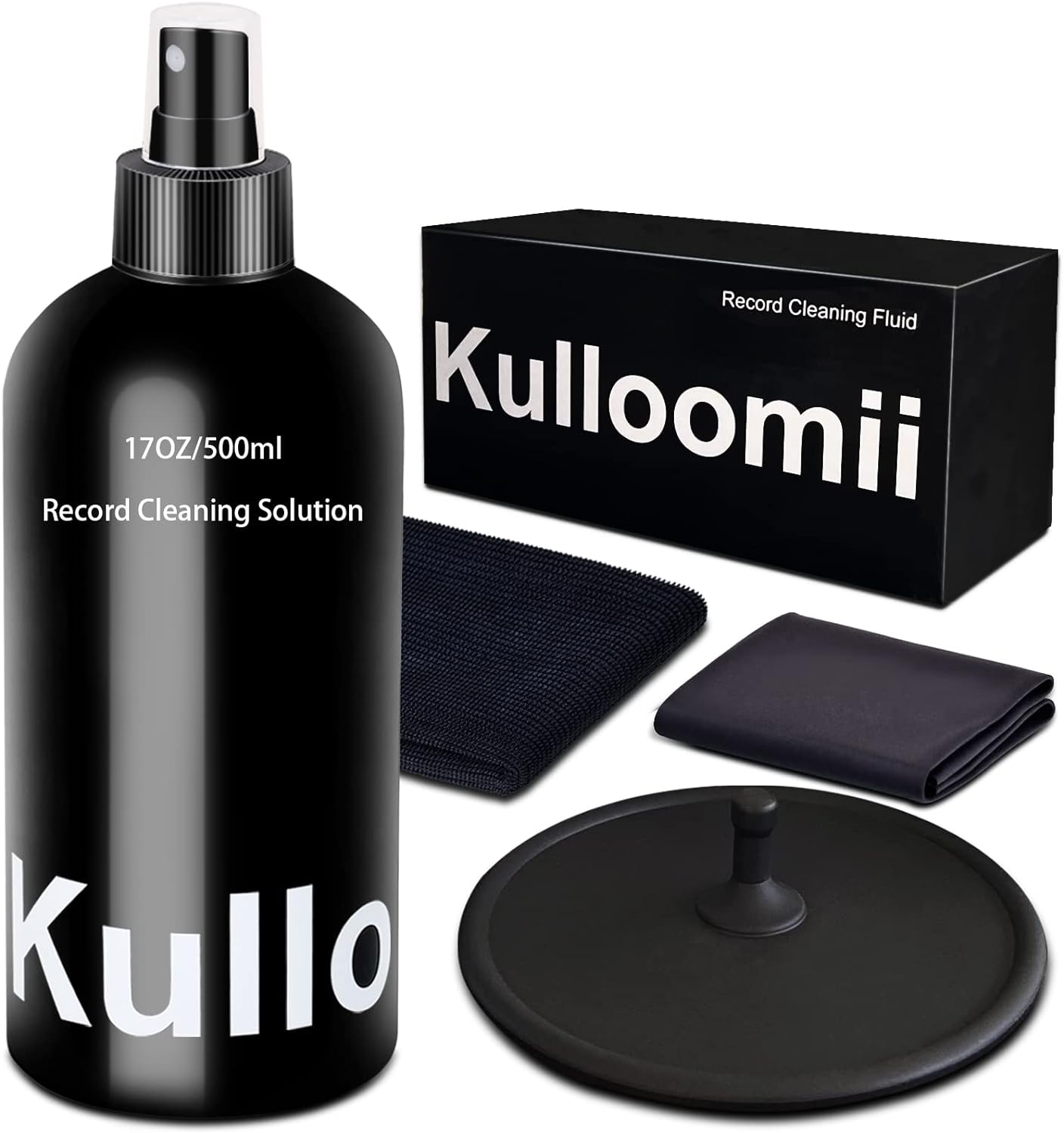 Audio Record Cleaning Solution 17oz/500ml, Antistatic Vinyl Record Cleaner Fluid...