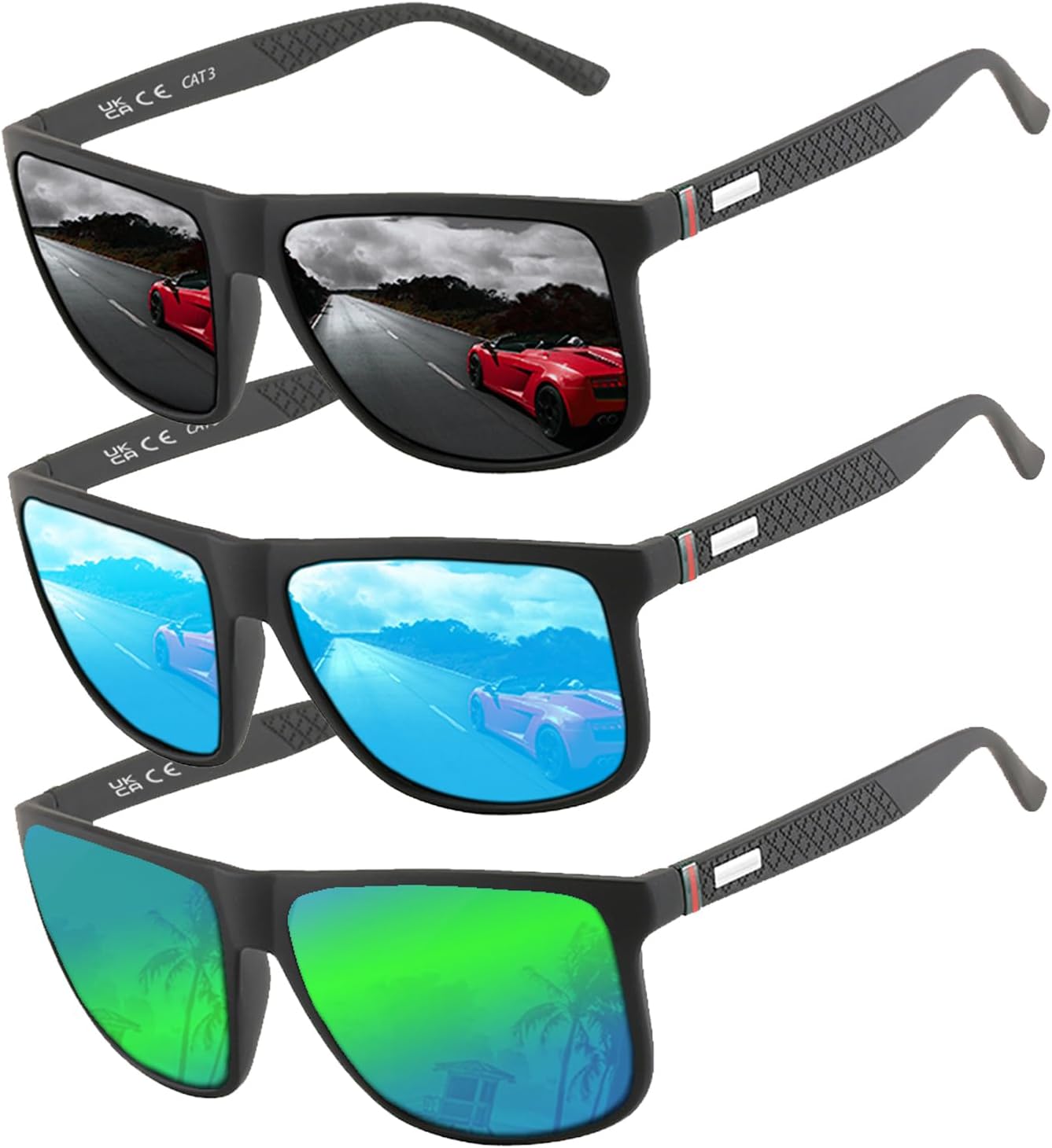 Perfectmiaoxuan Polarized sunglasses for men/women; Vintage/classic/elegant ligh...
