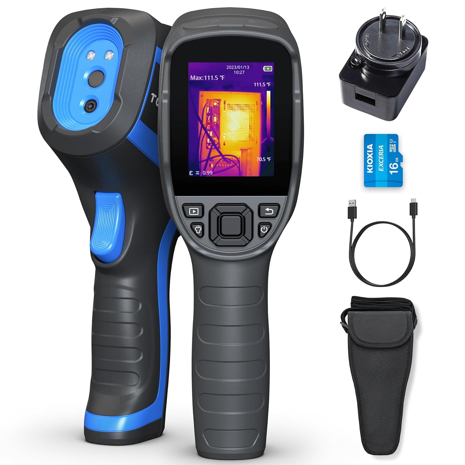 TOPDON TC005 256 x 192 IR High Resolution Dual-Camera Thermal Imaging Camera wit...