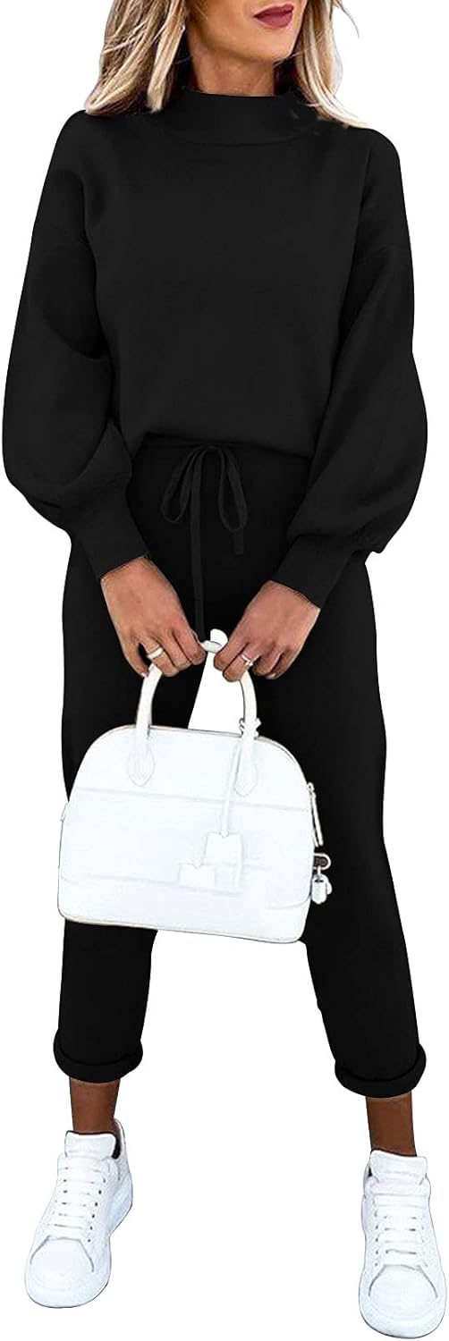 Fixmatti Women's 2 Piece Outfits, Special Long Sleeve Pullover Sweatshirt, Innov...