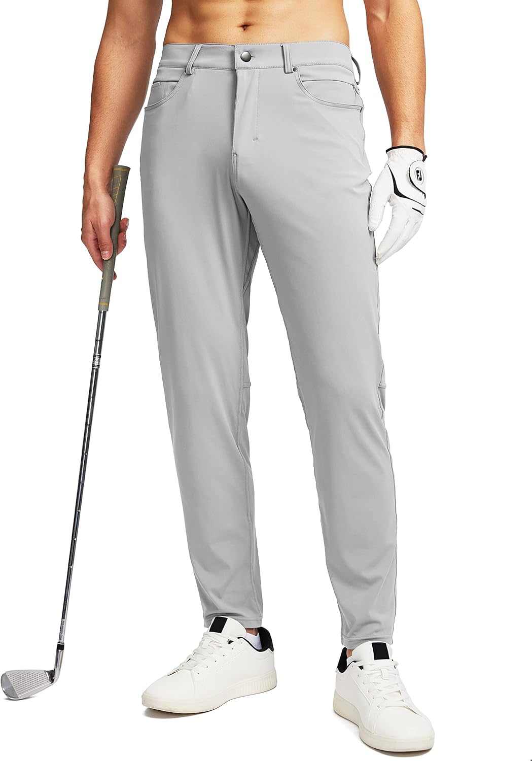G Gradual Men's Stretch Golf Pants with 6 Pockets Slim Fit Dress Pants for Men T...