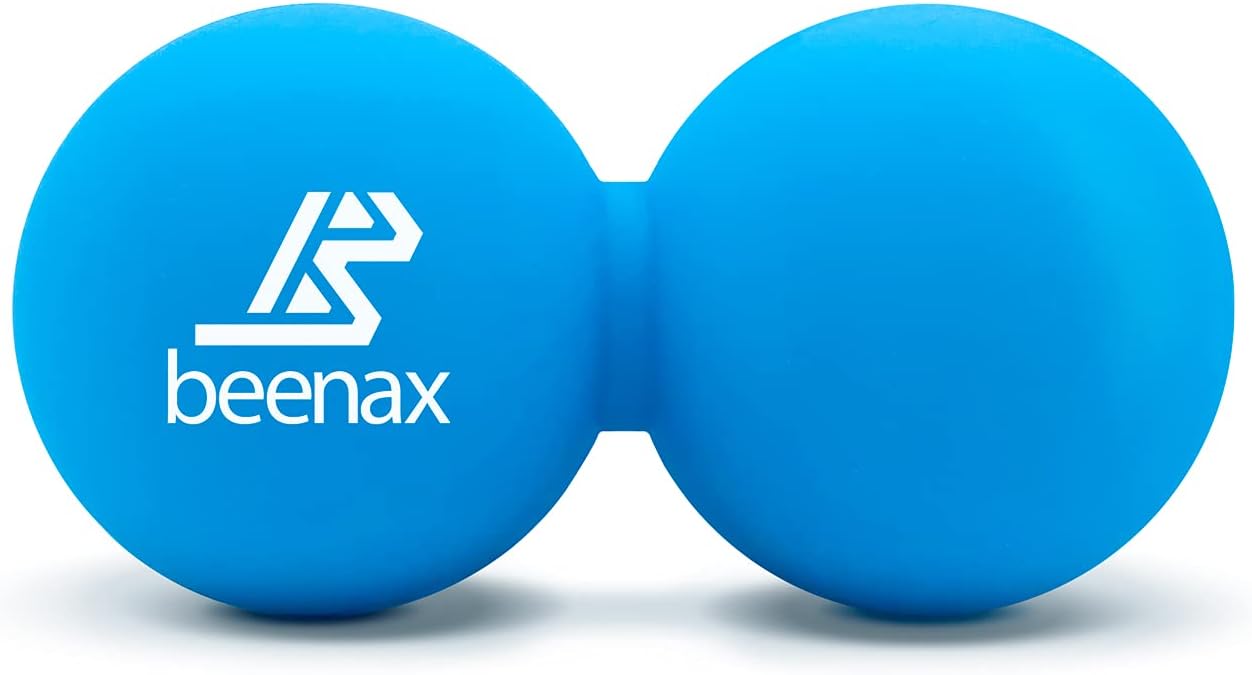 Beenax Peanut Massage Ball - Double Lacrosse Ball - Perfect for Trigger Point Th...