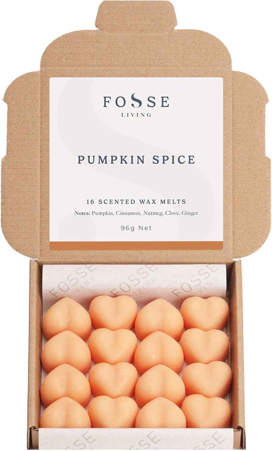 Pumpkin Spice Strong Scented Wax Melts, Unique 16 Pack Wax Melts for Autumn Them...