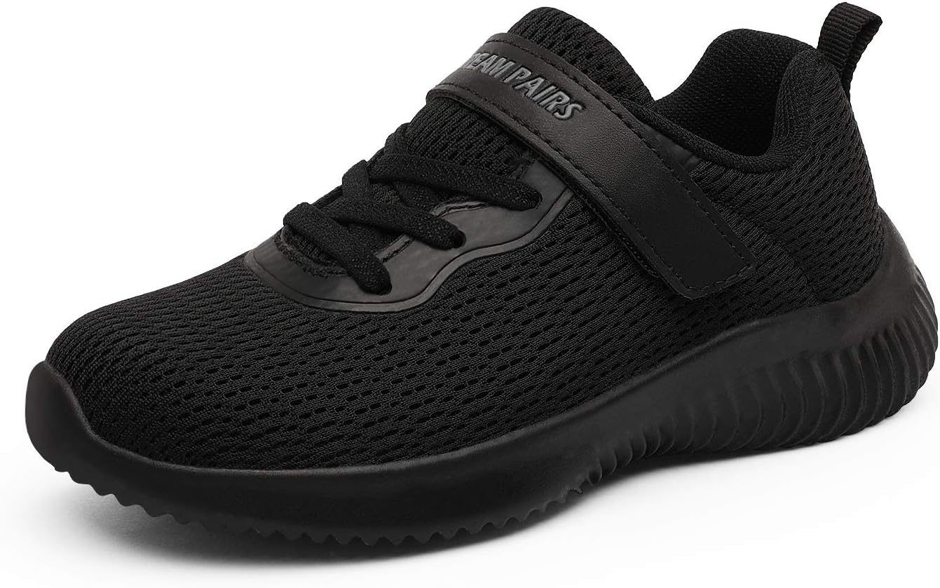 DREAM PAIRS Boys Girls Shoes Kids Tennis EZ-Ons FunRun Breathable Running Athlet...