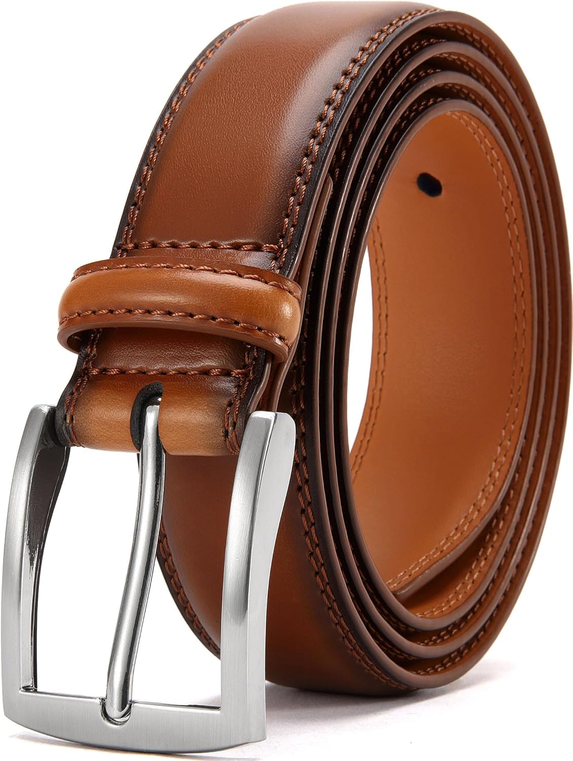 DOOPAI Mens Dress Belt Genuine Leather Dress Belts For Men,Casual Suit Jeans Bel...