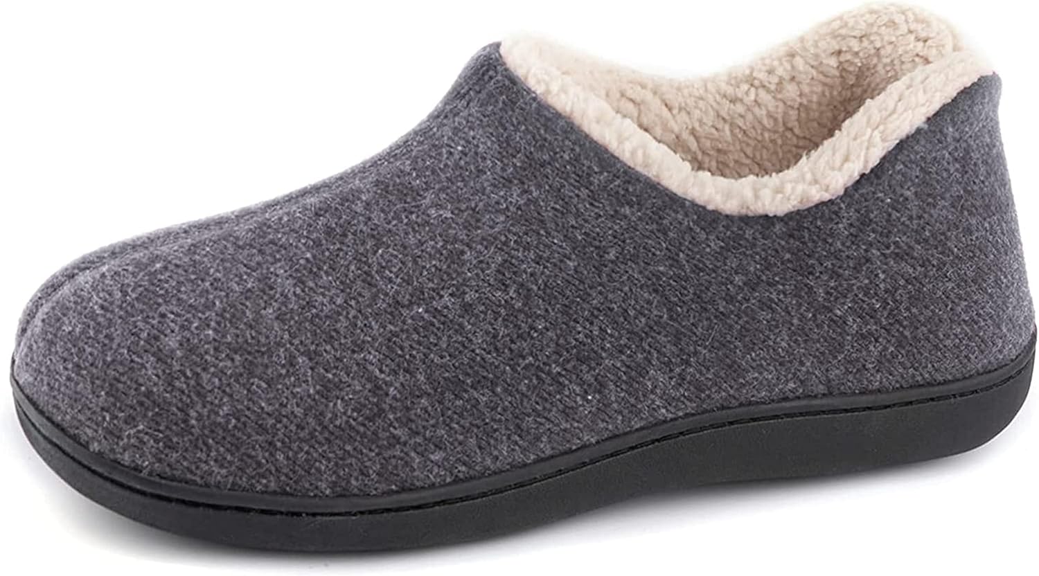 ULTRAIDEAS Women’s Cozy Faux Sherpa Fleece Slippers with Drawstring, Memory Foam...