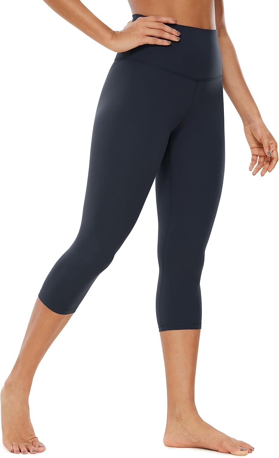 CRZ YOGA Womens Butterluxe High Waisted Lounge Legging 19 Inches - Workout Leggi...