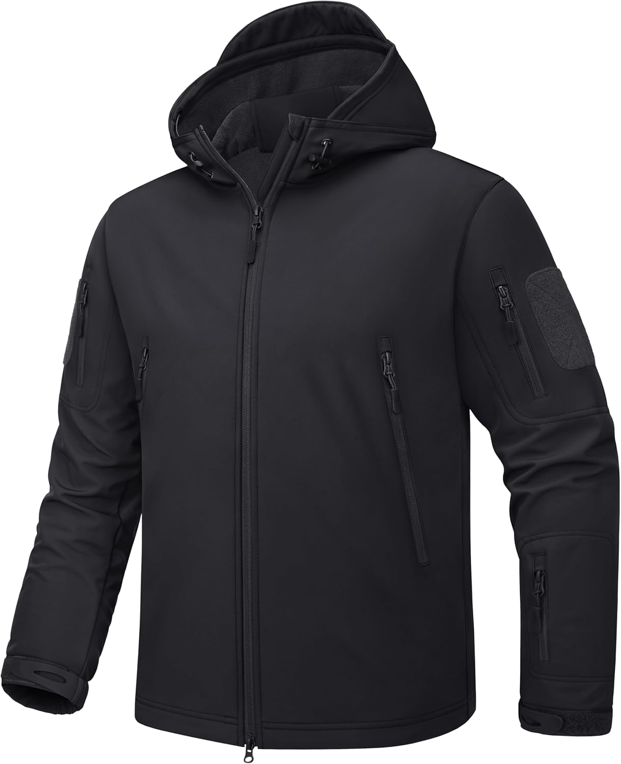 TACVASEN Military Waterproof Jacket, Special Men's Softshell Jacket with Fleece...
