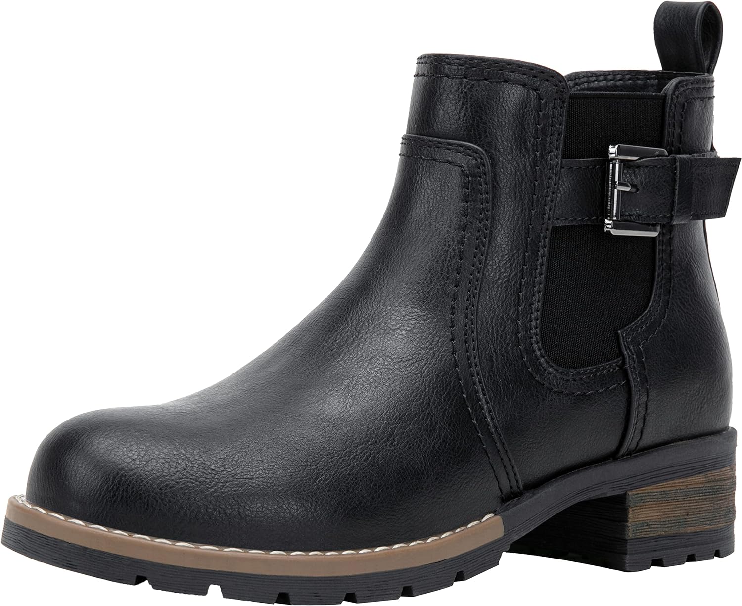Jeossy Women's 9006 Ankle Boots Short Chelsea Booties for Women Low Heel with Zi...