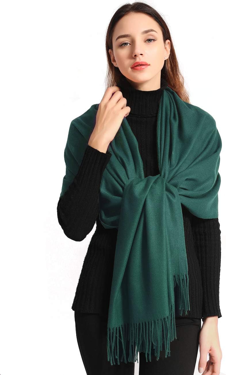 EASE LEAP Pashmina Shawl Women Winter Scarf Warm Wrap Wedding Men Ladies Scarves...