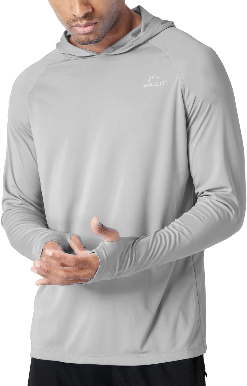 Willit Men's Sun Shirts UPF 50+ Protection Hoodie Rash Guard Shirt SPF UV Shirt...