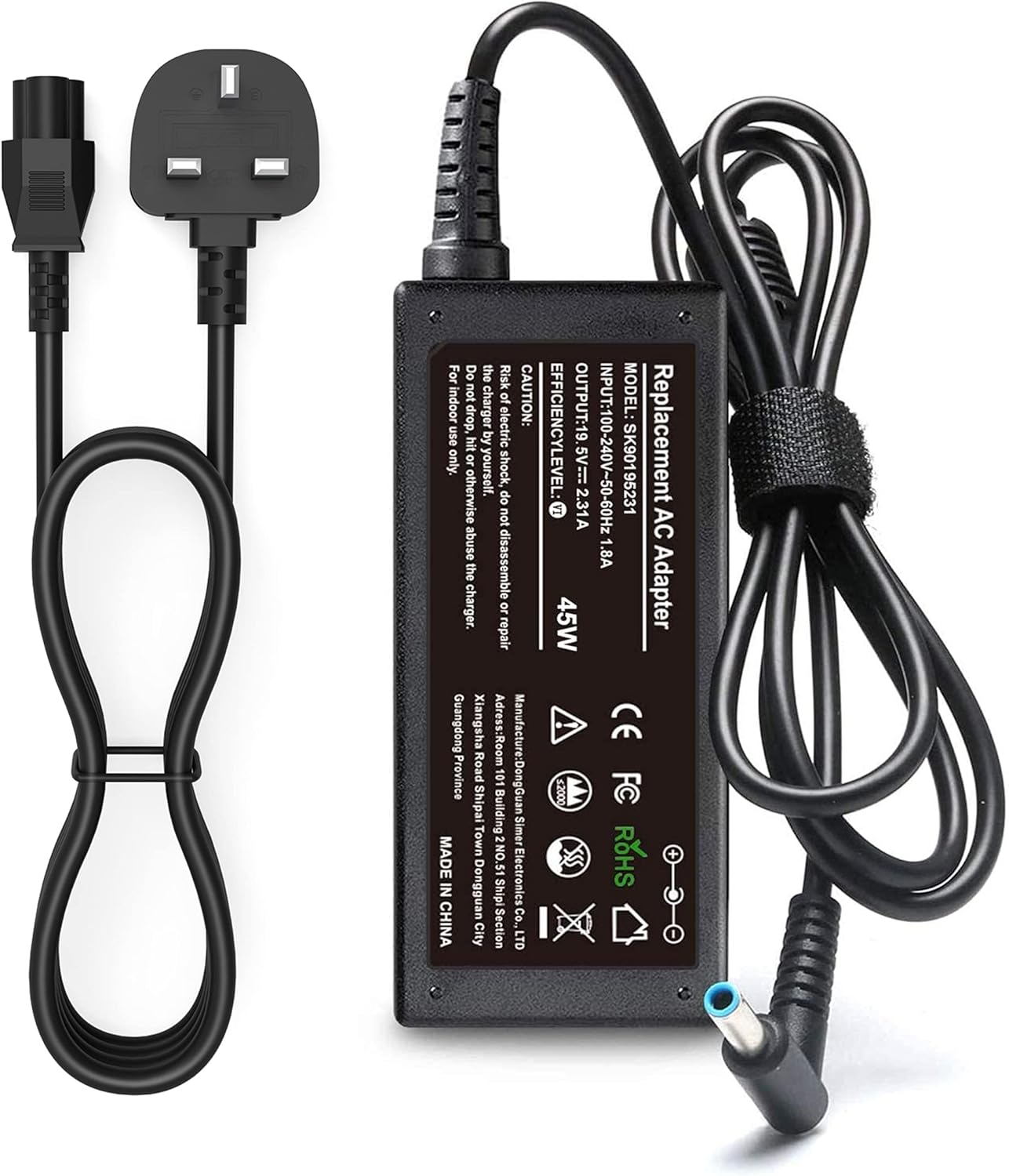 45W HP Laptop Charger Compatible with 741727-001 HP Stream 11 13 14 HP TouchSmar...