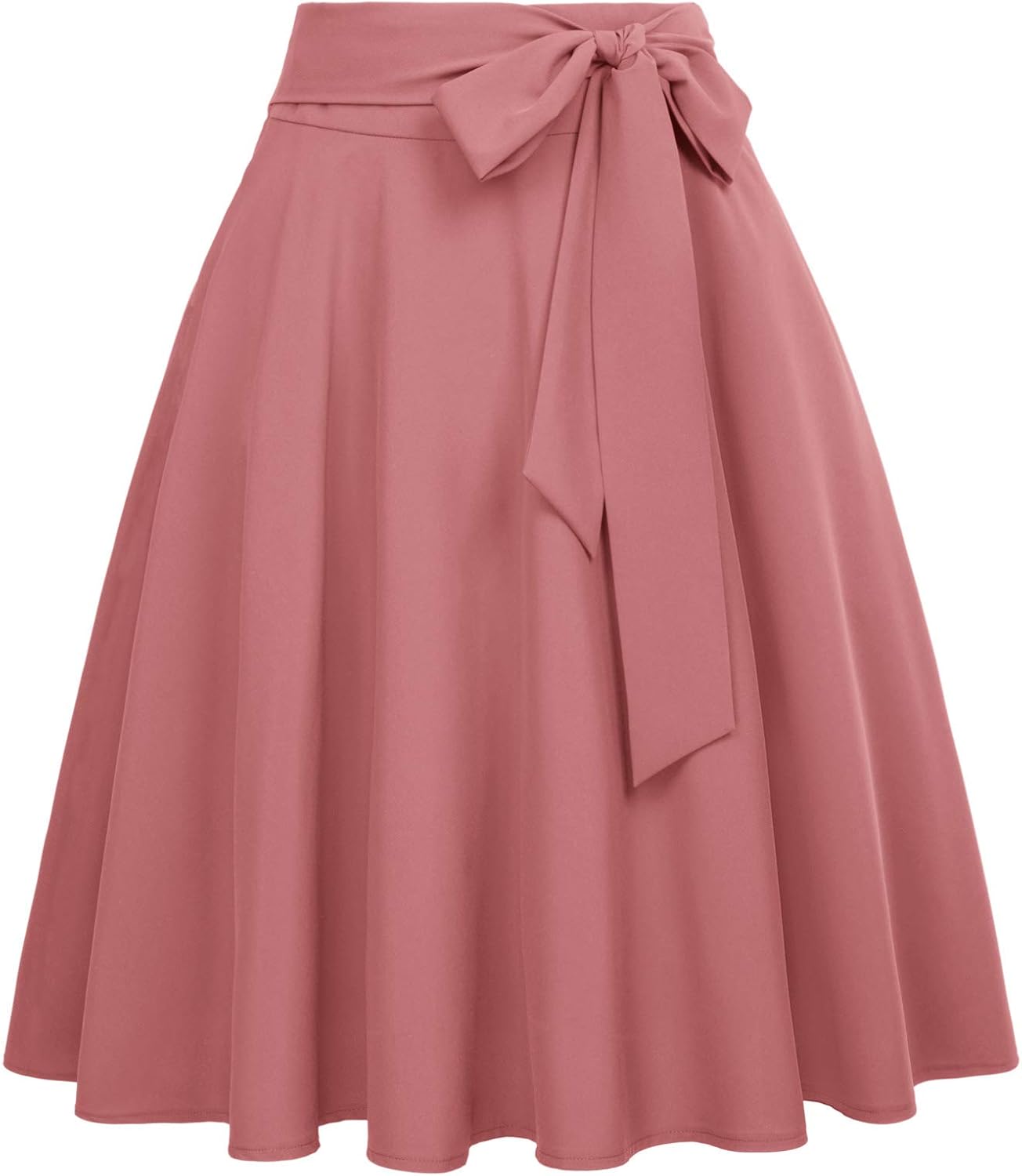 Belle Poque Women's High Waist A-Line Pockets Skirt, Special Skater Flared Midi...