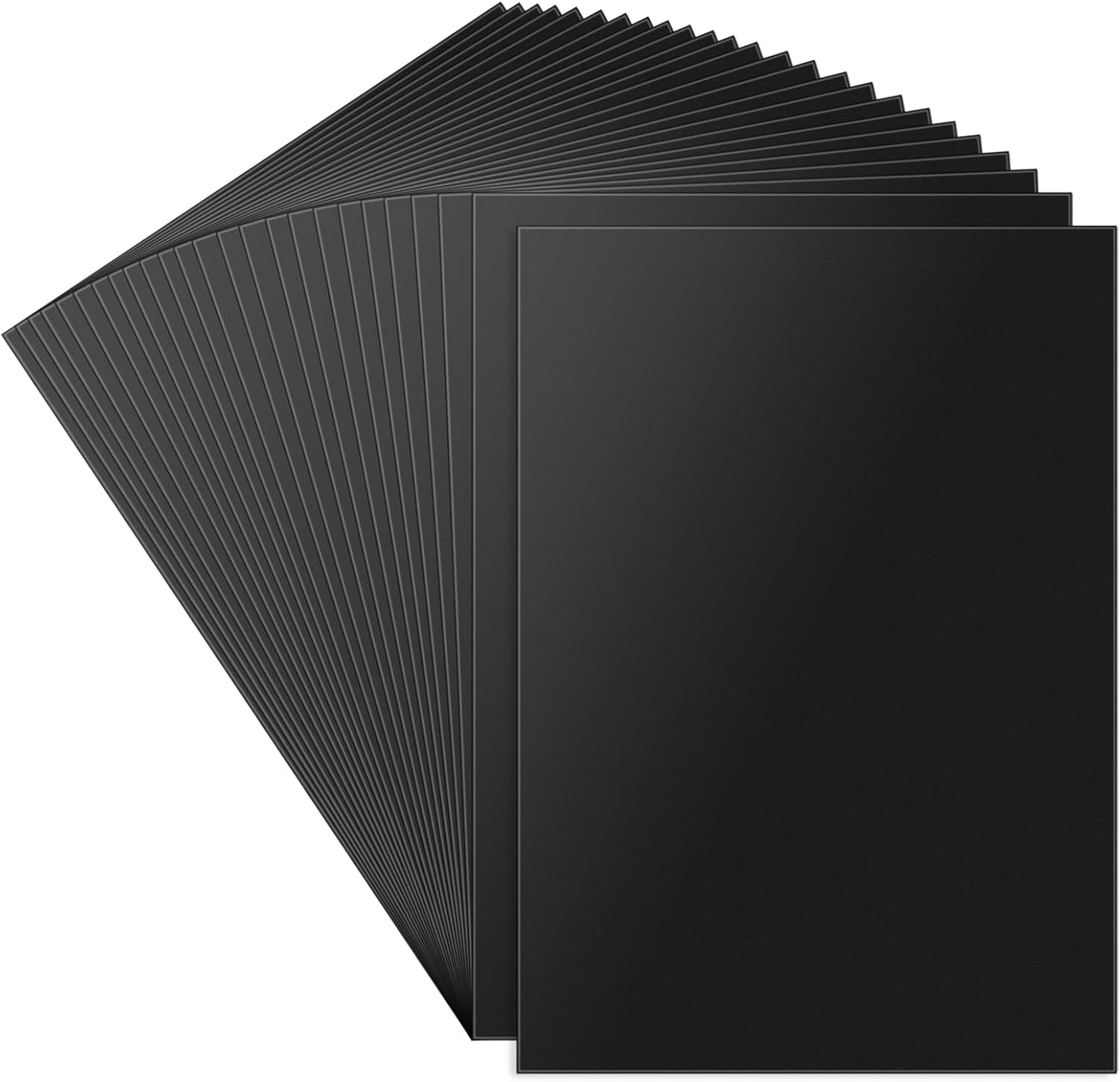Black Card for Crafting, Special 50 Sheets Black Card A4-300gsm, Innovative Ohuh...