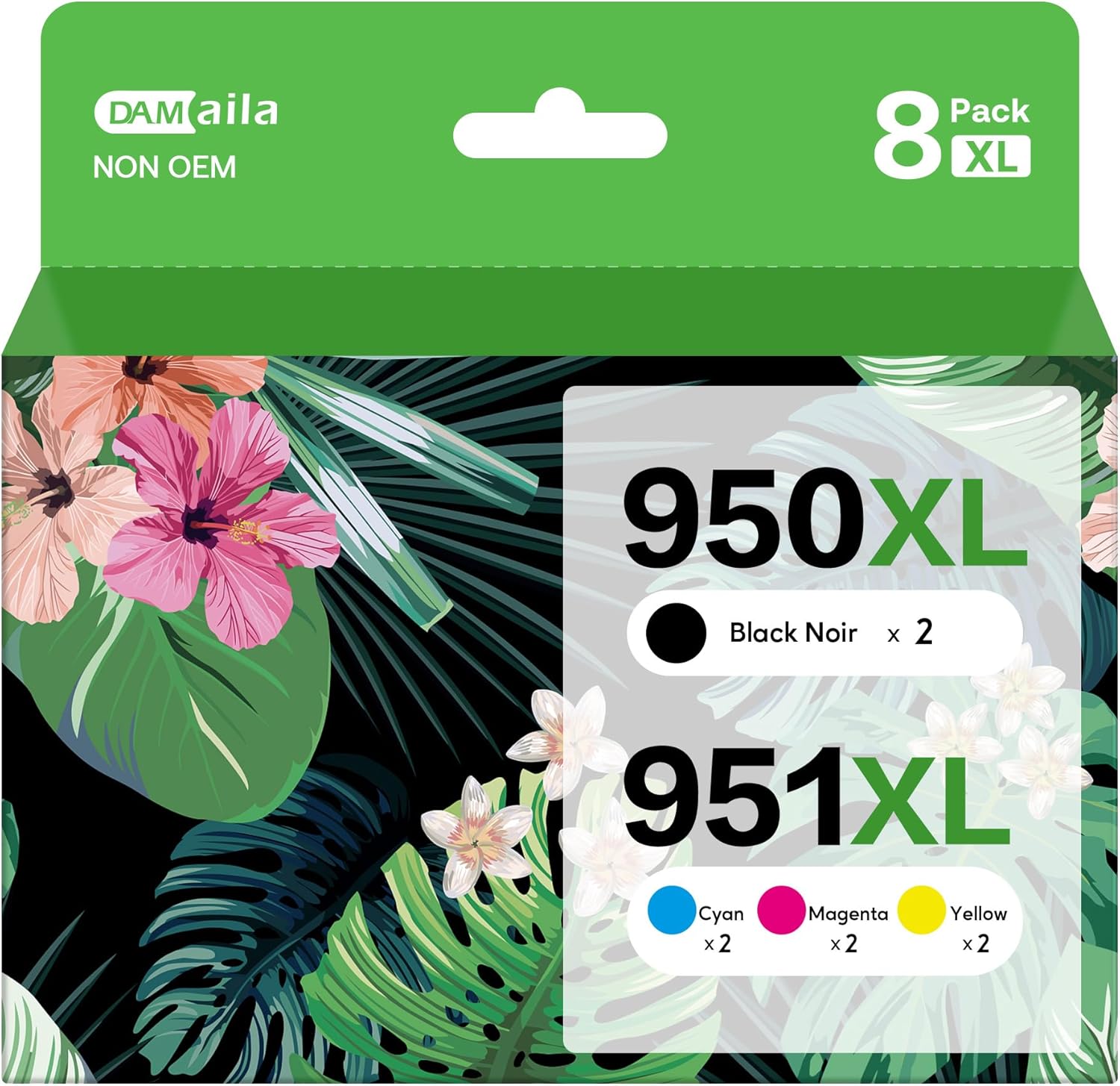 950XL 951XL Combo Pack Compatible for HP 950 XL 951 XL Ink Cartridge Replacement...