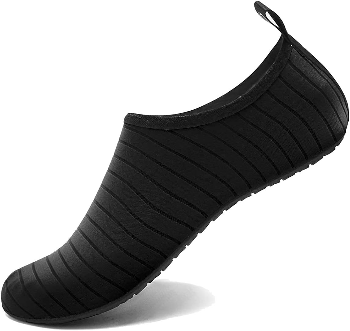VIFUUR Water Sports Shoes Barefoot Quick-Dry Aqua Yoga Socks Slip-on for Men Wom...