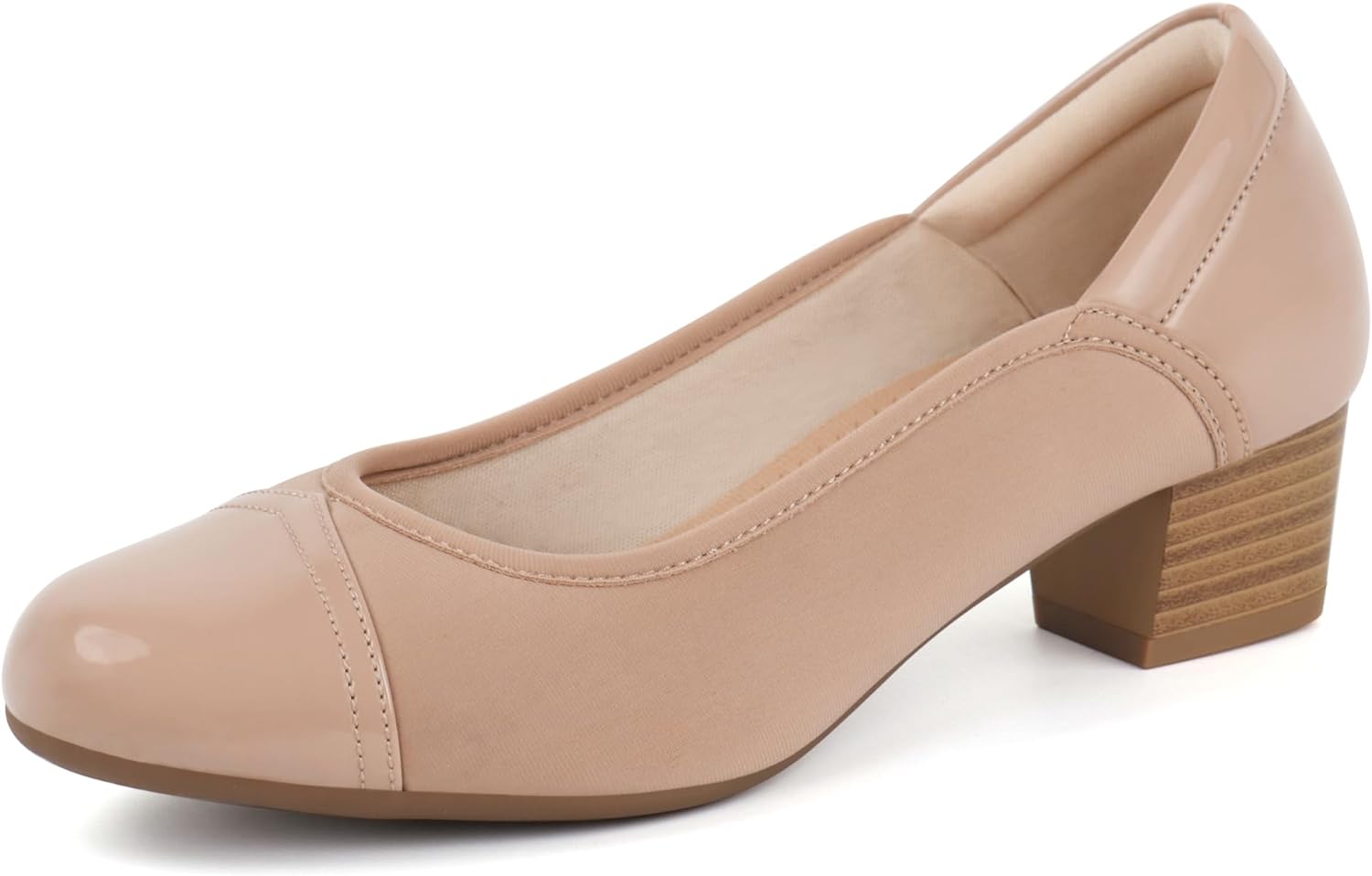 Ortho+rest Women Bunion Dress Shoes Low Heel Orthopedic Pumps Orthotic Slip On L...