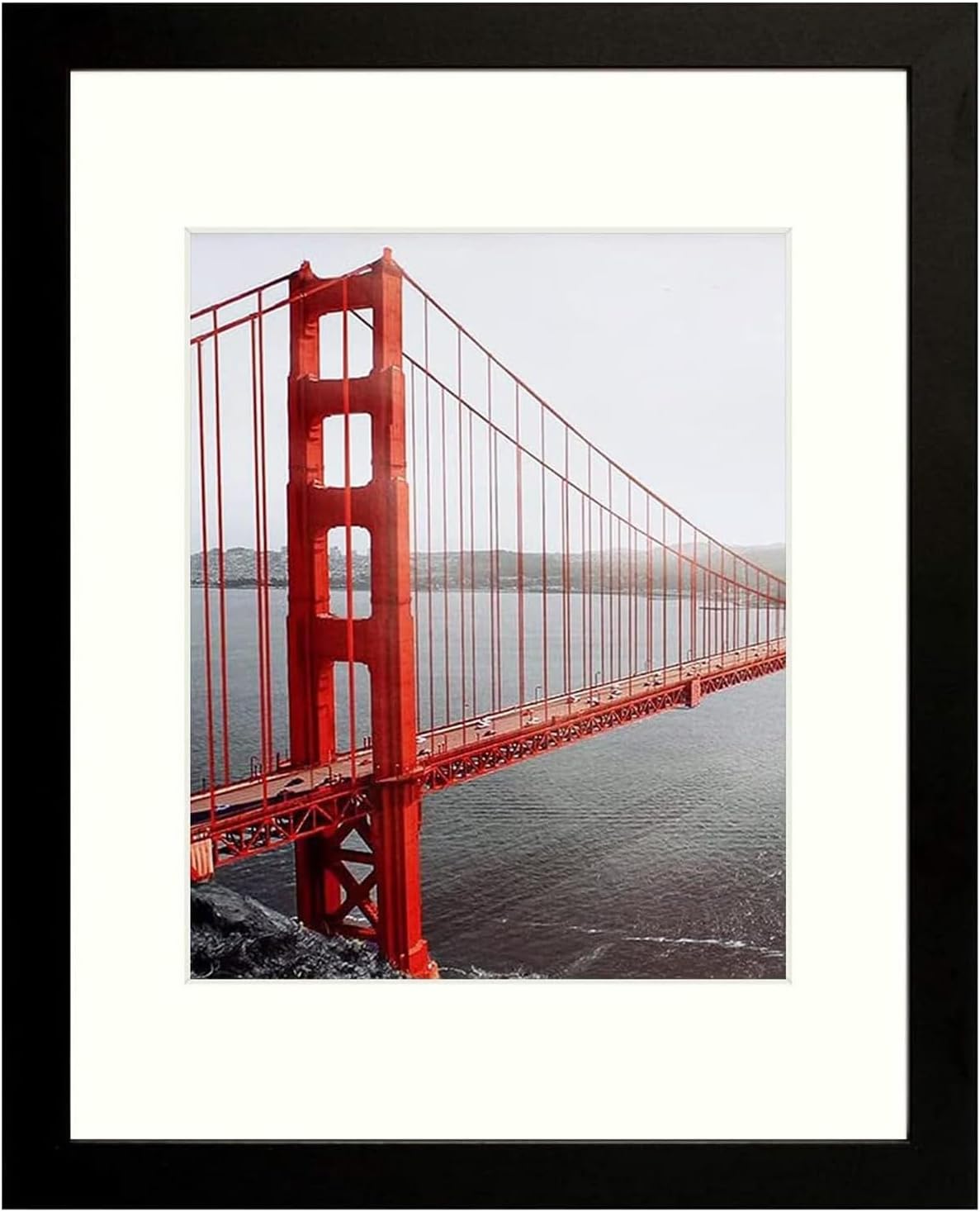 Frametory, 11x14 Picture Frame - Made to Display Pictures 8x10 with Mat or 11x14...