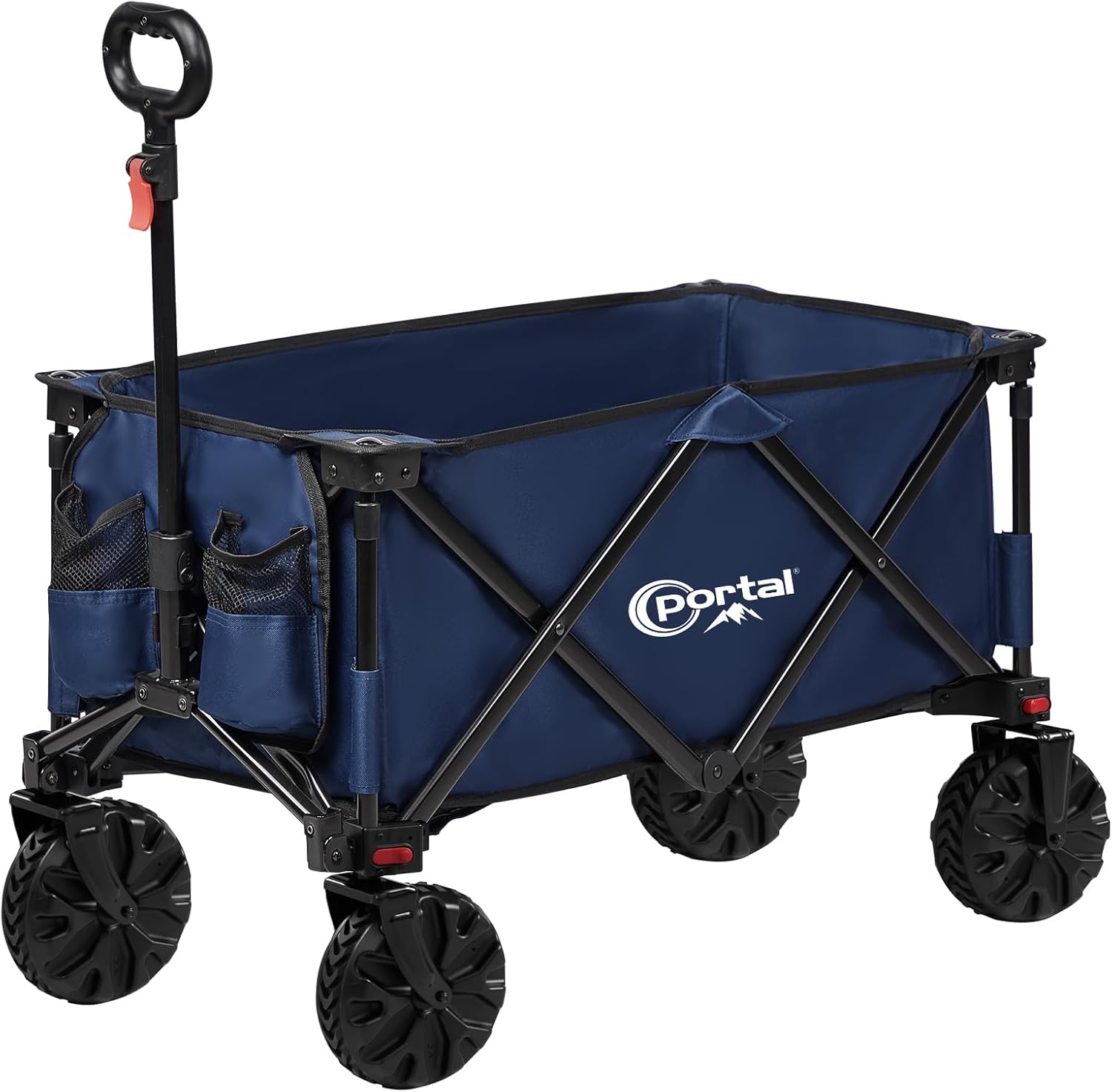 Portal Collapsible Folding Utility Wagon, Foldable Wagon Carts Heavy Duty, Large...