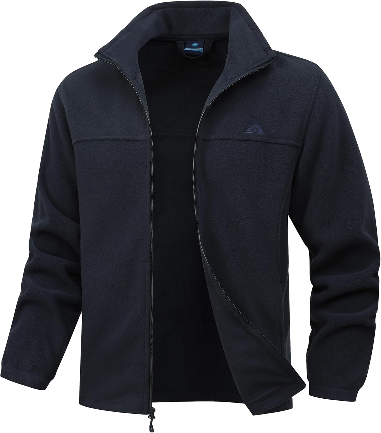 Men's Soft Polar Fleece Jacket with Pockets Lightweight Outdoor Recreation Full...