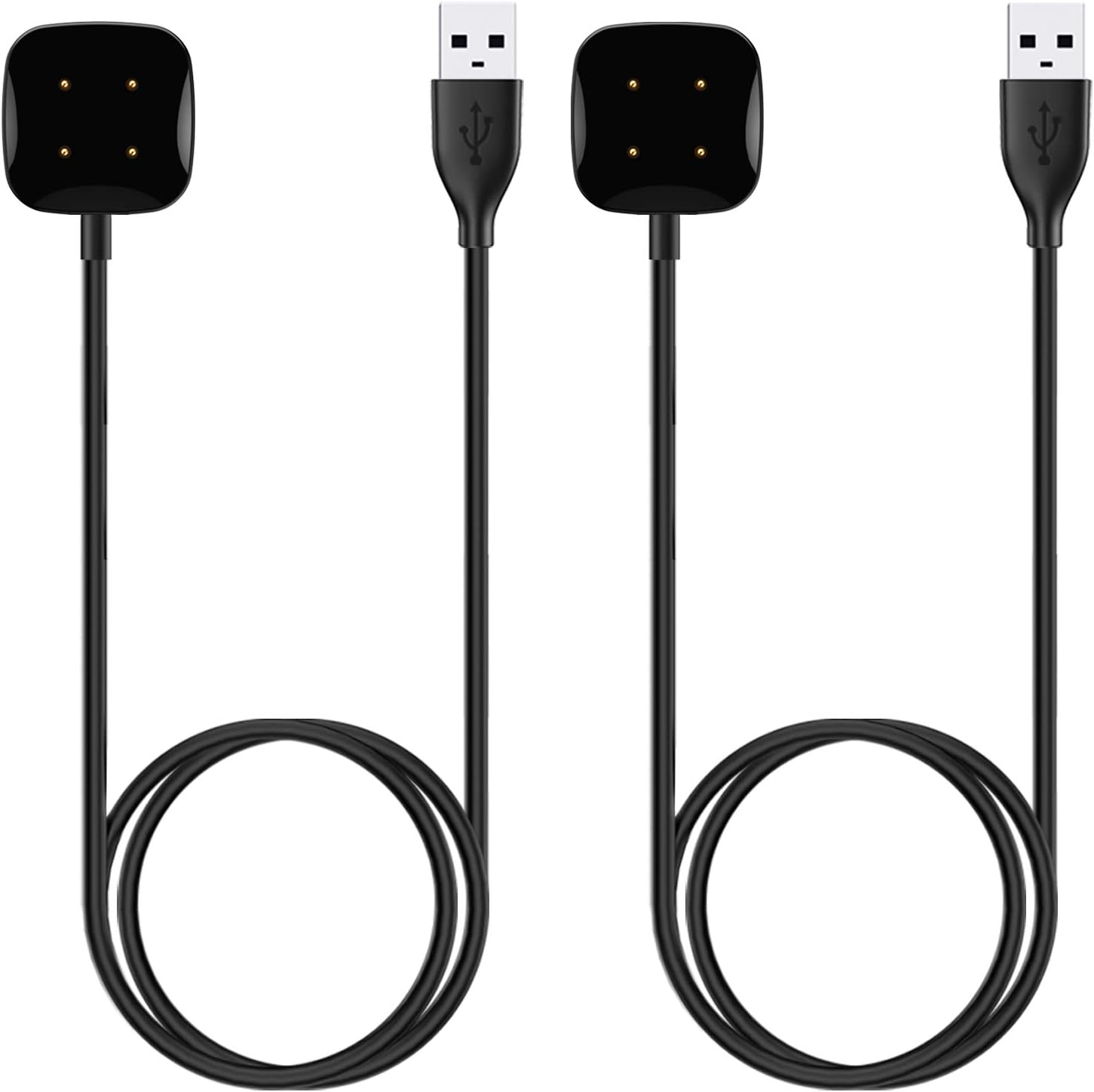 KIMILAR (2 Pack) Charger compatible with Fitbit Sense/Fitbit Sense 2, Fitbit Ver...