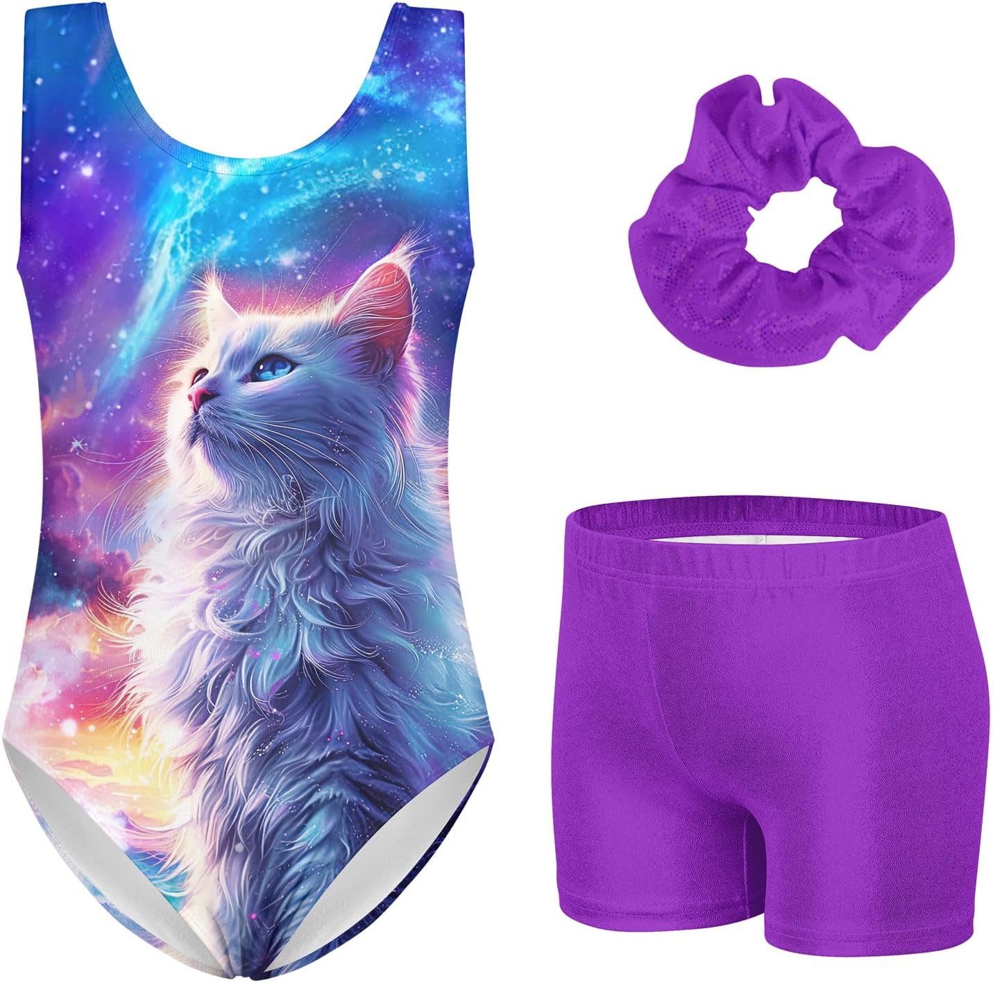 TUONROAD Gymnastics Leotards for Girls Sparkly Ballet Dance Unitards Biketards T...
