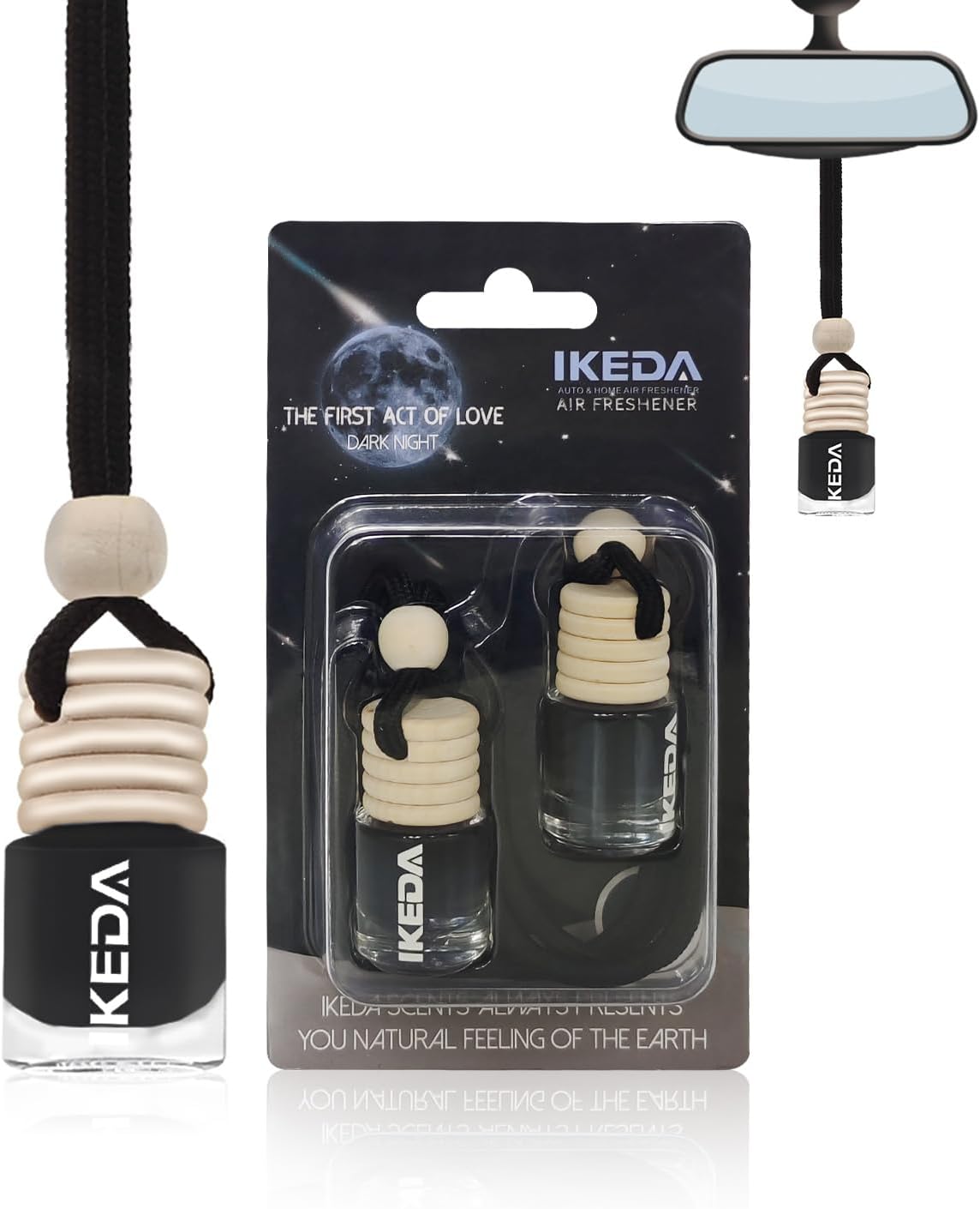 Car Air Fresheners for Men | Car Scents Air Freshener with Dark Smell | Strong P...