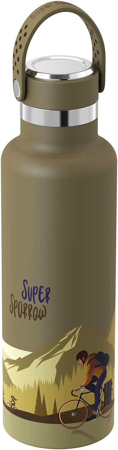 Super Sparrow Ultralight Water Bottle, Special Stainless Steel Water Bottle 18/1...