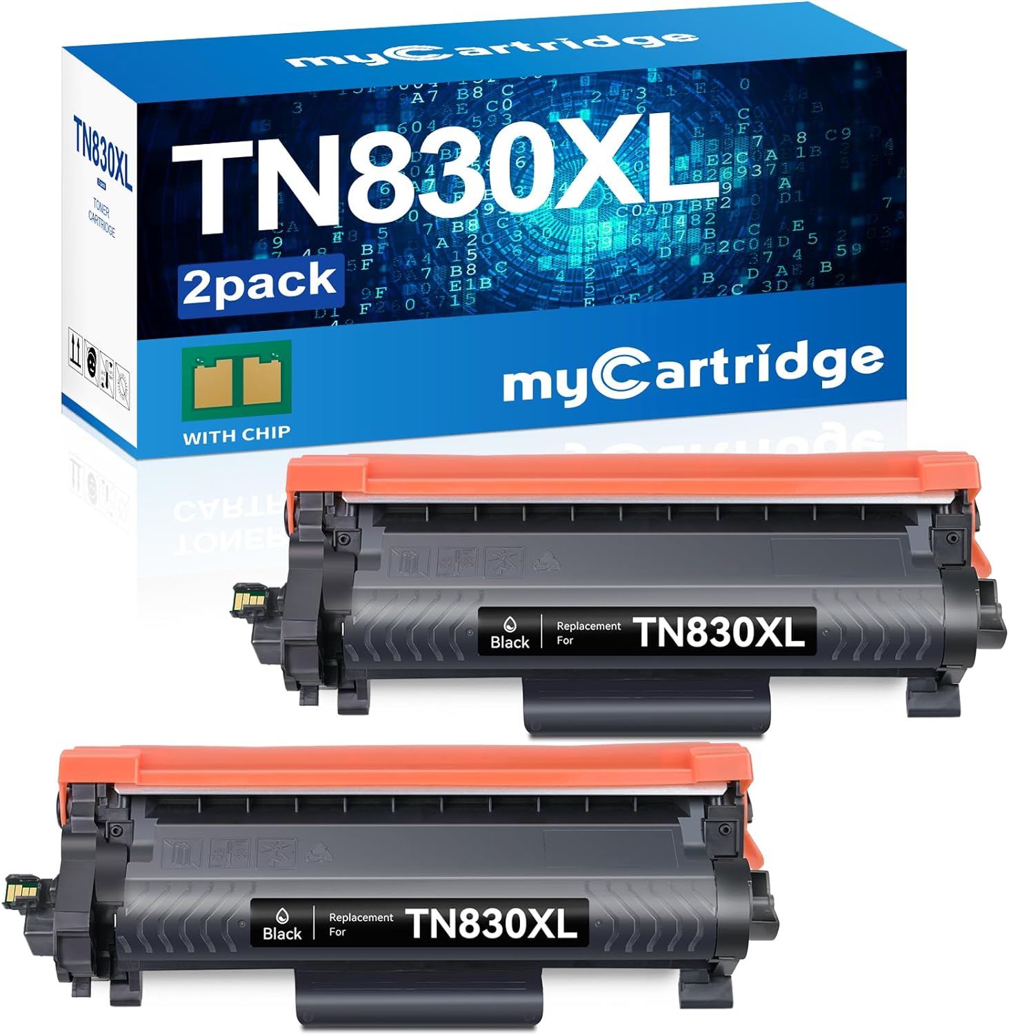 myCartridge Compatible Replacement for Brother TN830XL TN830 TN-830XL Toner for...
