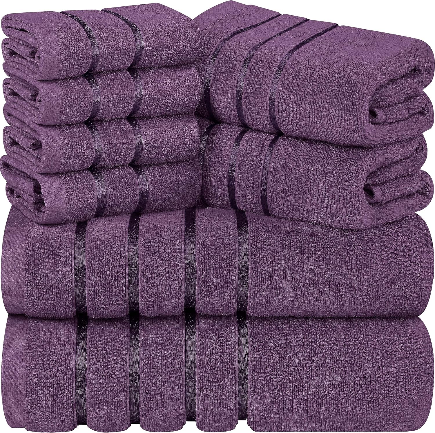 Utopia Towels, Luxury Towel Set for Bath and Hand Use, Special 8-Piece Highly Ab...