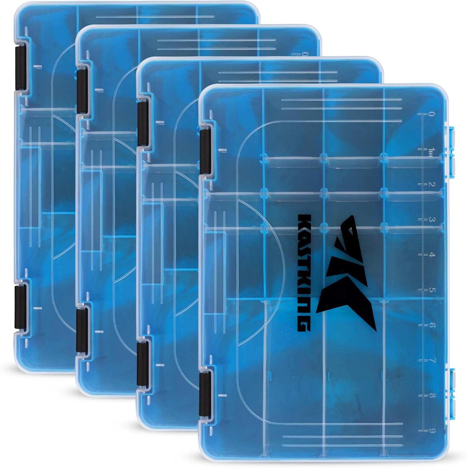 KastKing Bait Vault Camouflage Tackle Box, Plastic Tackle Trays, Fishing Tackle...