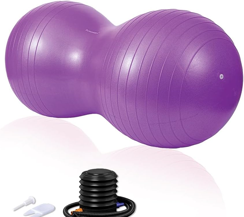 DumanAsen Exercise Ball with Pump, Peanut ball, fitness ball, Ball for Yoga, Pil...