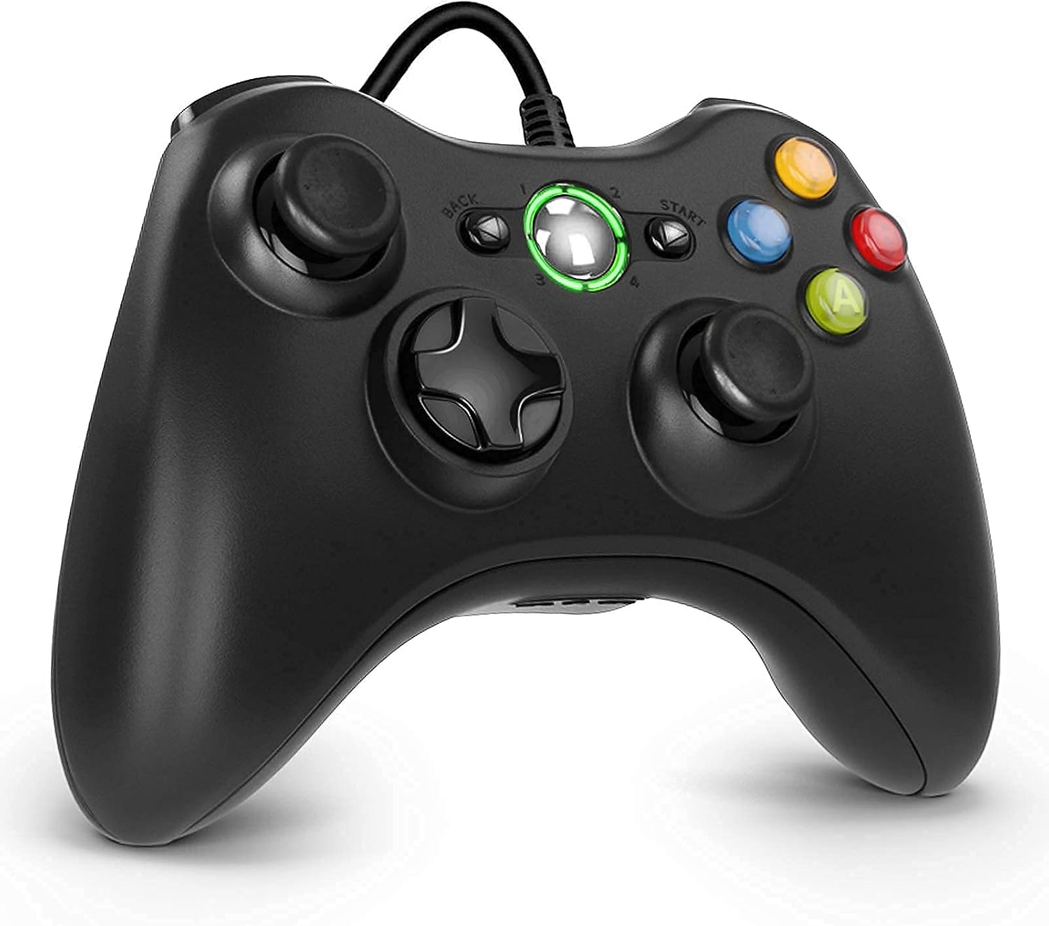 Diswoe Controller for Xbox 360, PC Controller USB Wired Joystick Gamepad, Improv...