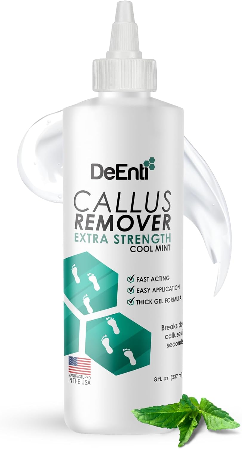DeEnti Callus Remover for Feet, Extra Strength Foot Callus Remover Gel, 8oz Salo...