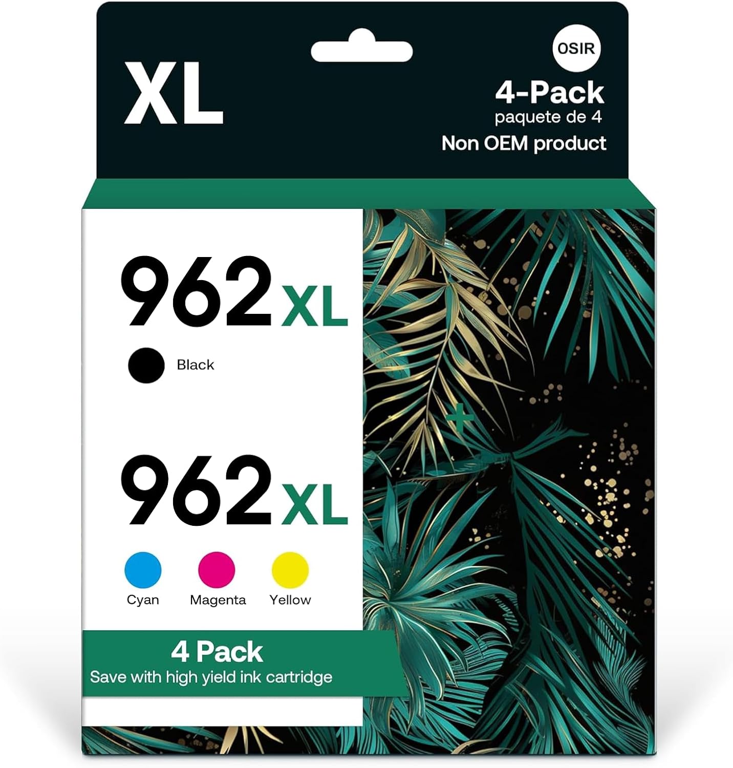 Osir 962XL Ink Cartridges Combo Pack Compatible for HP Ink 962 962 XL High Yield...
