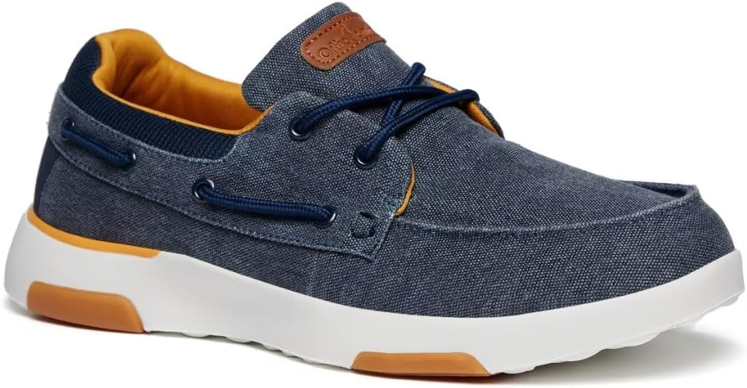 OrthoComfoot Men's Orthopedic Slip-On Loafers Walking Shoes: Casual Canvas Plant...