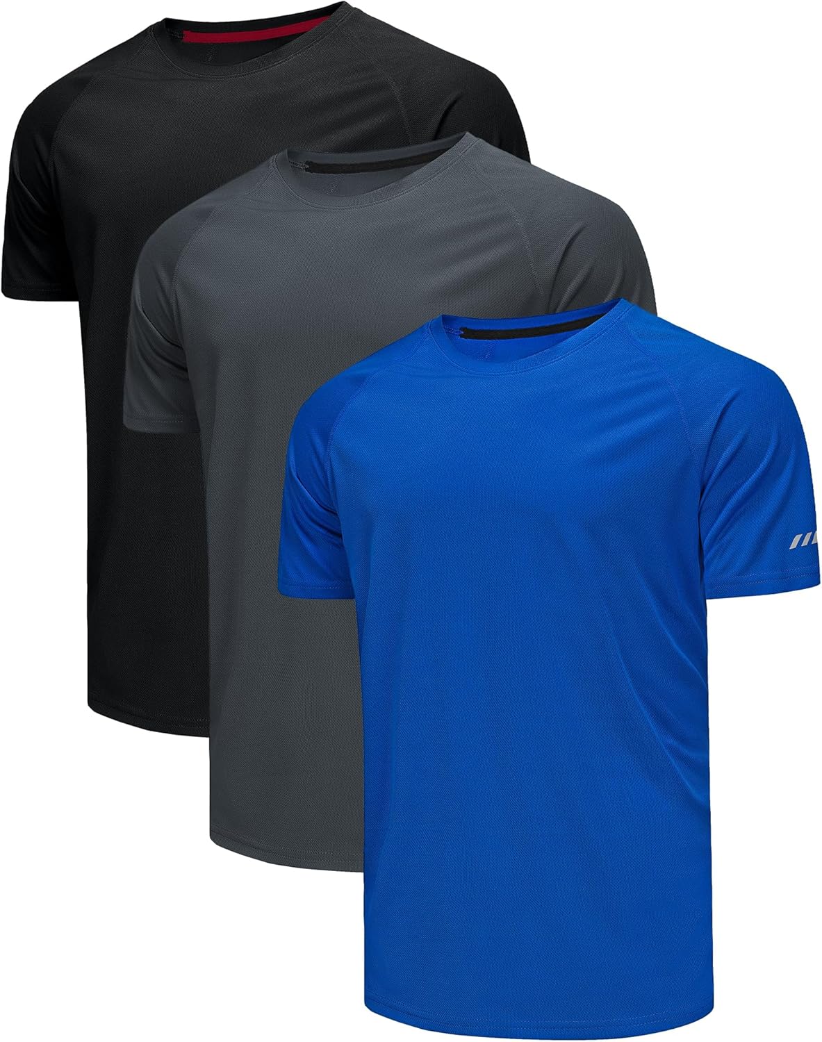 QAYMZUMD 3 Pack Men T Shirts Gym T Shirts for Men Running Men's T Shirts Sport T...
