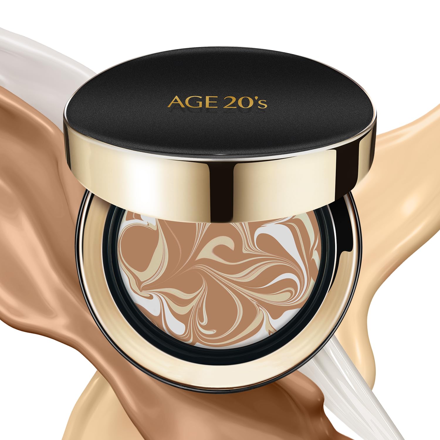AGE20'S Signature Essence Pact SPF 50+ | Cream Foundation, Dewy Finish, Natural...