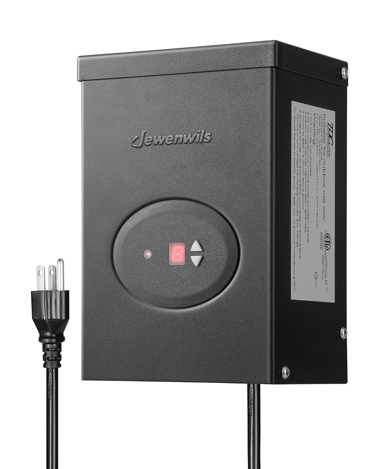 DEWENWILS 200W Low Voltage Landscape Transformer, Outdoor Weatherproof Transform...