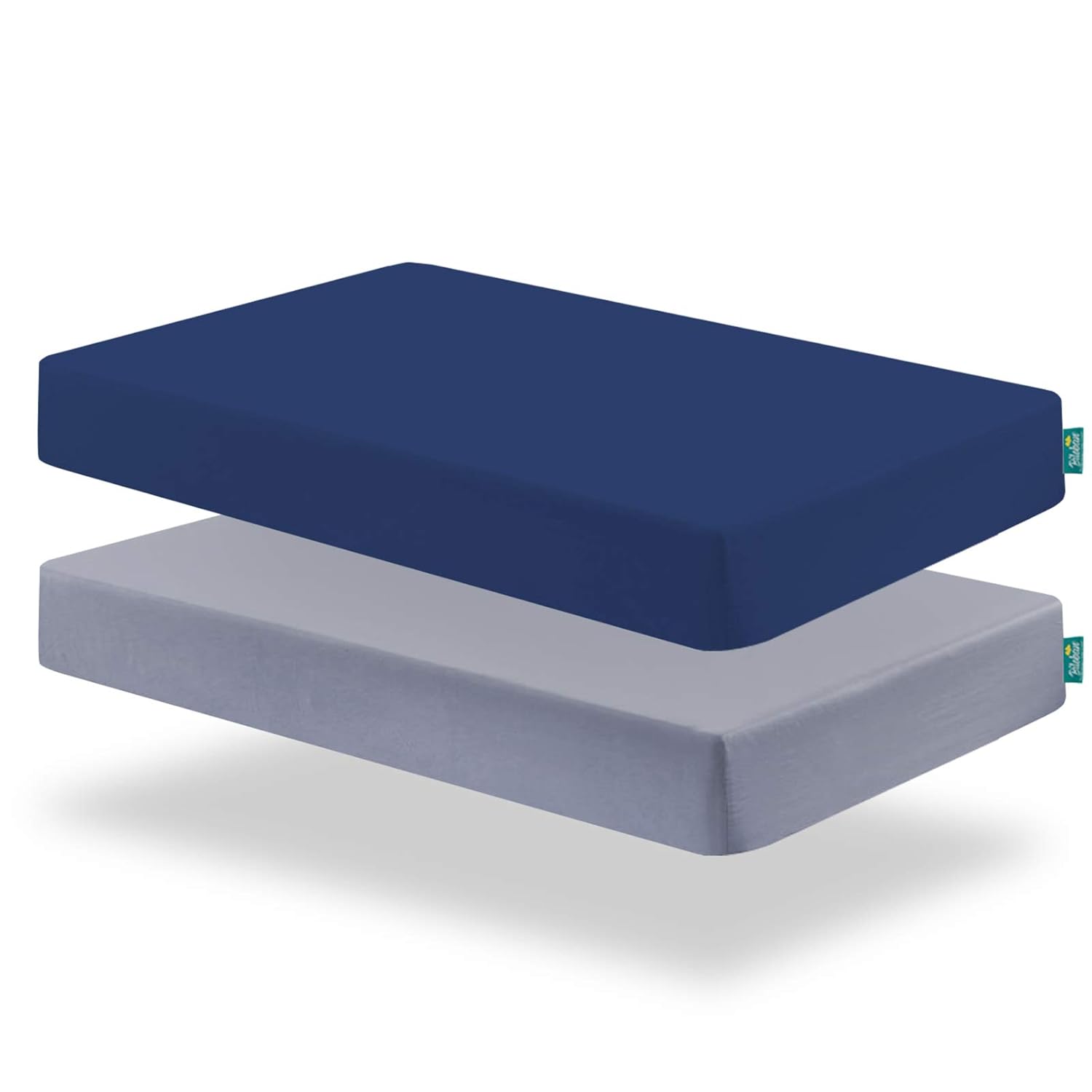 Biloban Crib Sheets Fitted for Boys, 2 Pack Crib S...