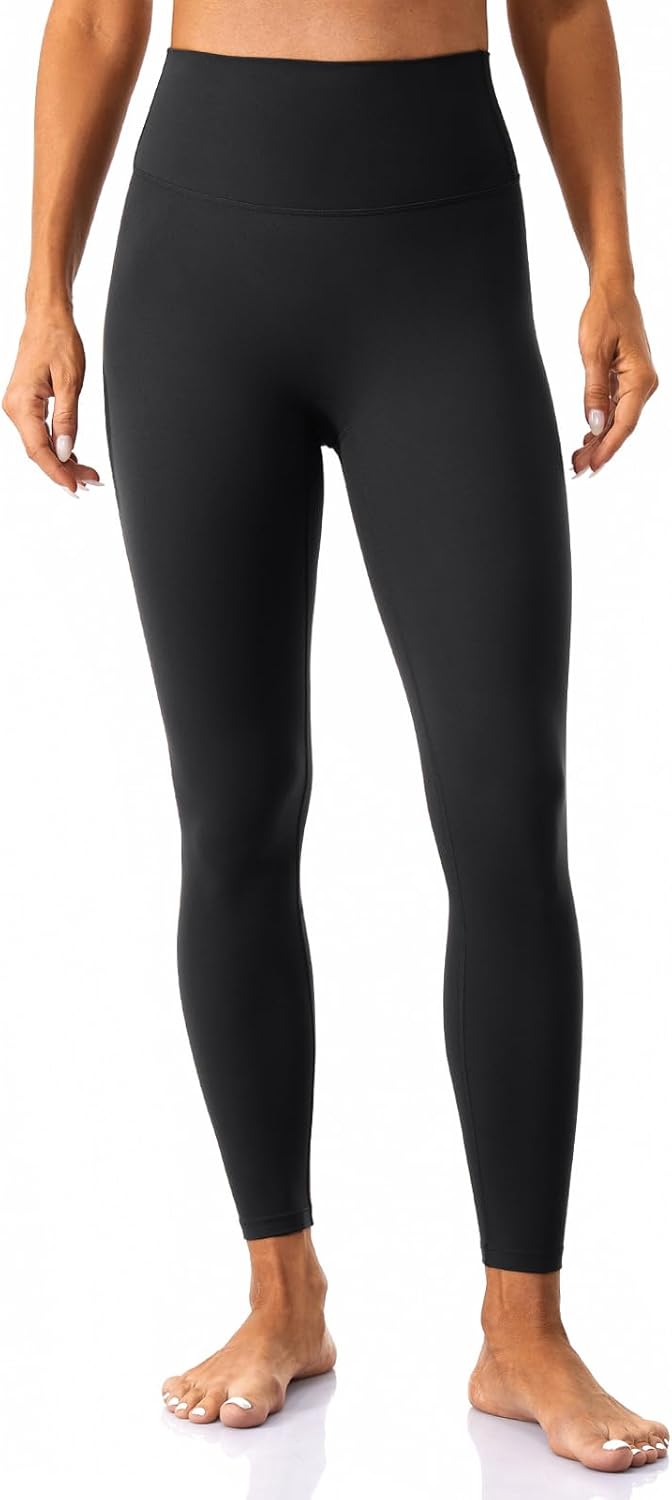 Lavento Women's All Day Soft Yoga Leggings 23"/ 25"/ 28" - No Front Seam Workout...