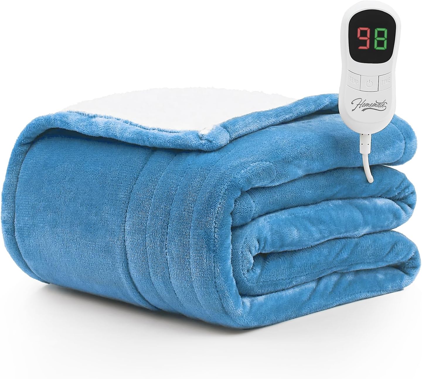 Homemate Heated Blanket, Special Electric Throw Heating Blanket, Innovative Heat...