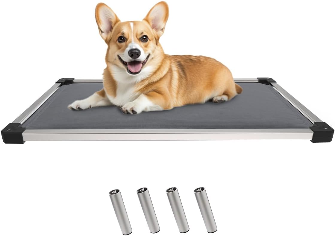 FXW Titanest Padded Dog Bed for Crate, Chew-Proof Elevated Cot for Indoor/Outdoo...