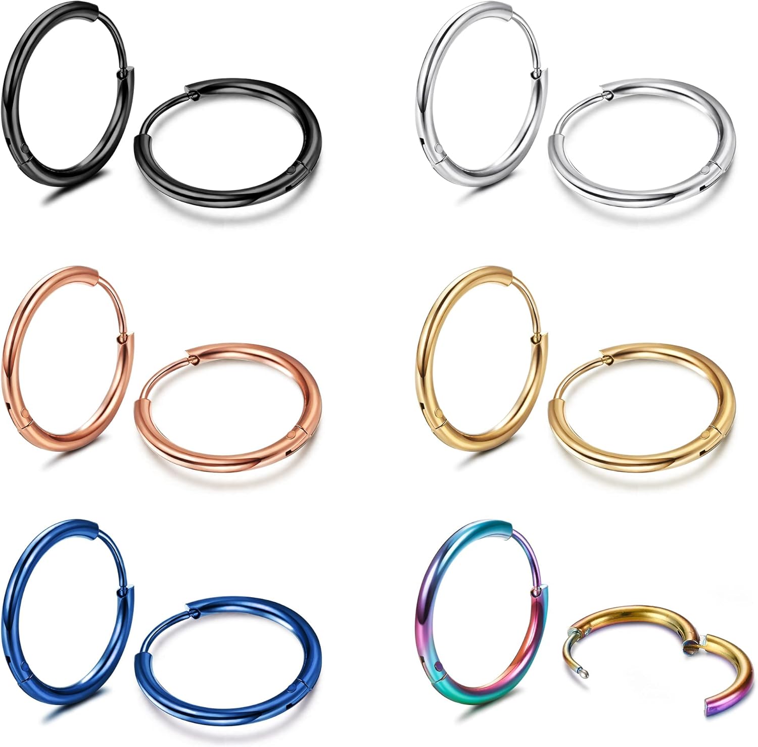 MILACOLATO Small Hoop Earrings, Special Earrings for Women and Men, High-Quality...