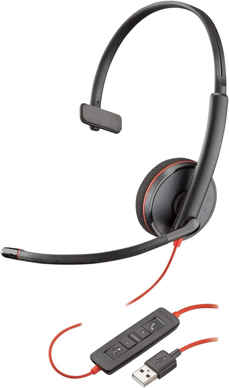 Plantronics Blackwire C3210 Headset (209744-22) Headset Single