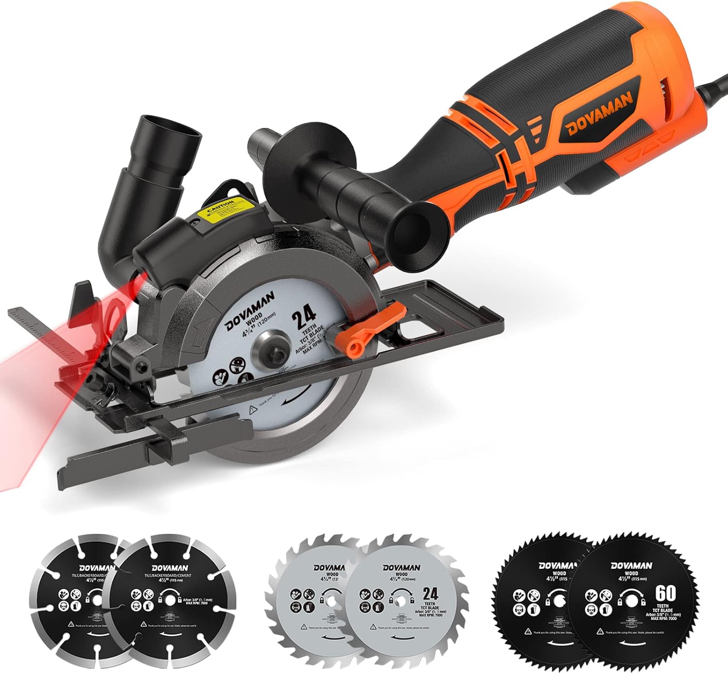DOVAMAN Circular Saw, 710W Mini Circular Saw with...