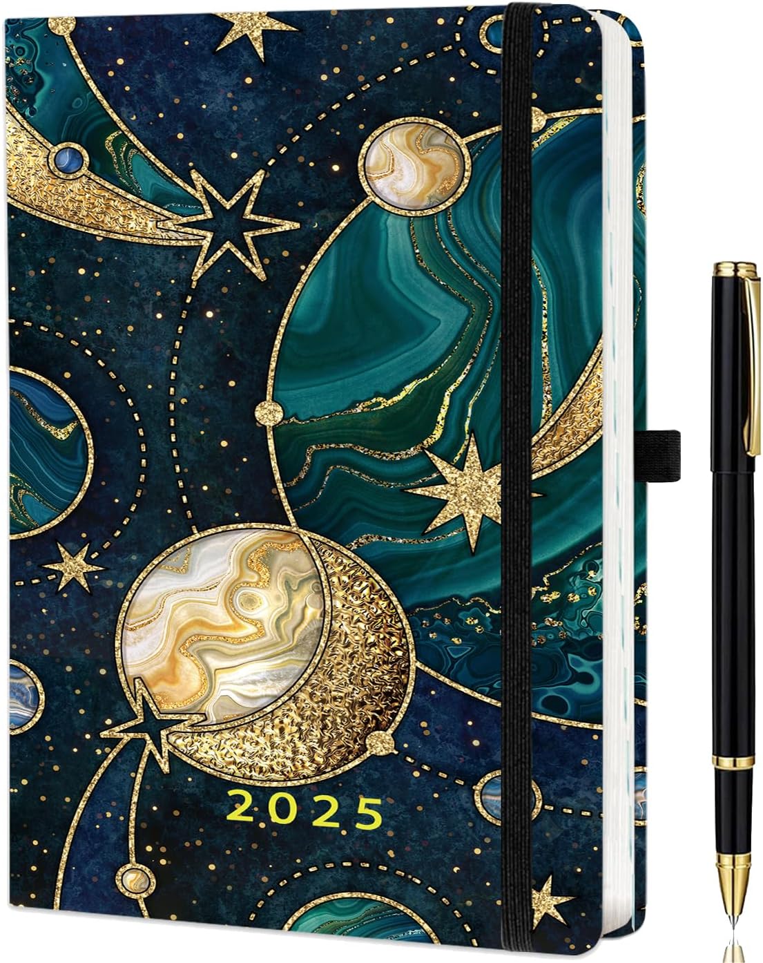 ZXHQ Diary 2025 A5 Week To View Full Year Planner - Weekly & Monthly Planner wit...