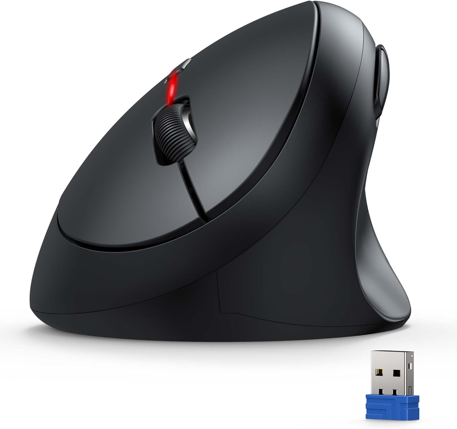 TECKNET Ergonomic Mouse, 4800 DPI Wireless Vertical Optical Mouse, 6 Buttons, 2....